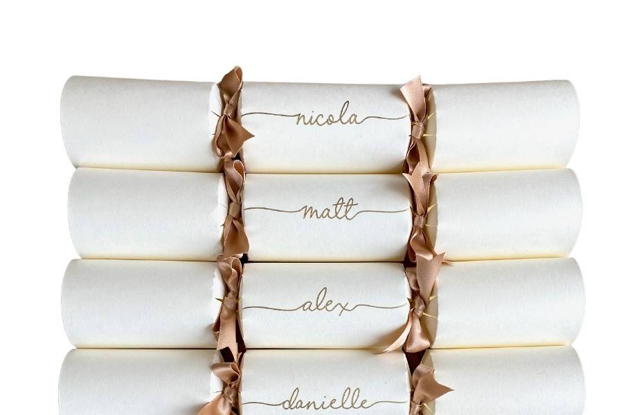 Ivory & Gold Christmas Cracker