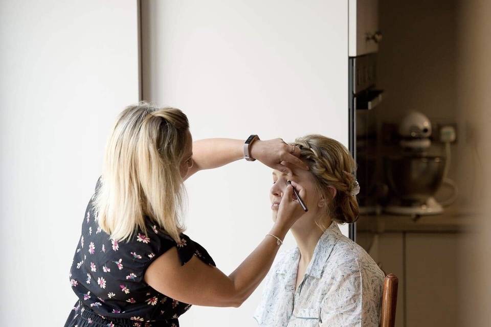 Bridal prep.