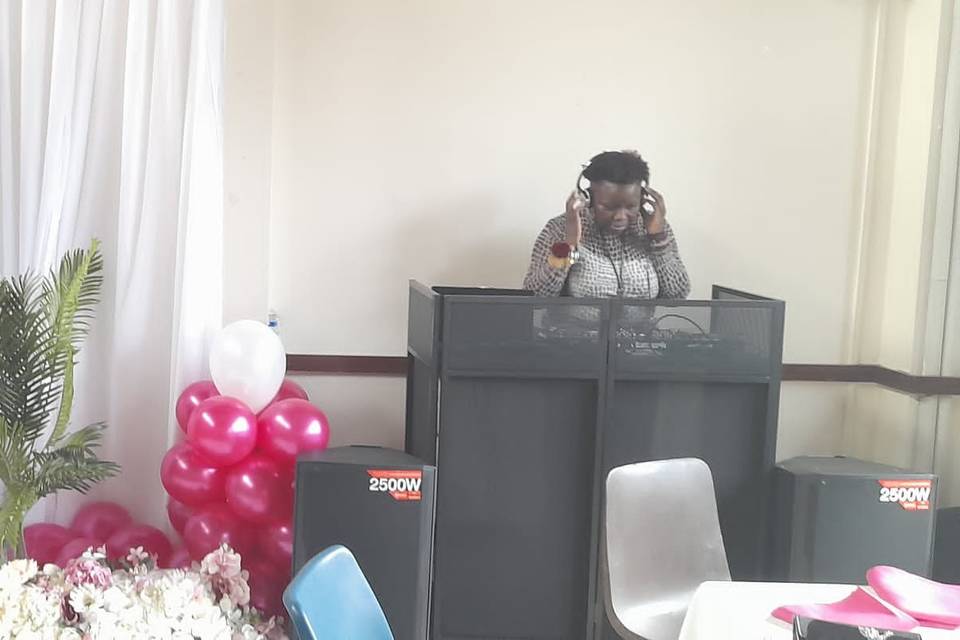 Setup at an event