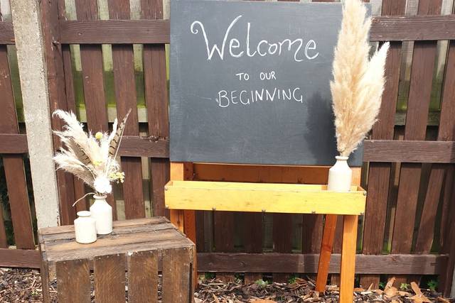 Vintage chalk board