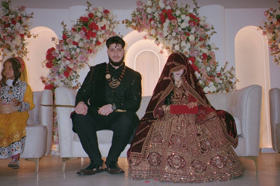 Bride and groom