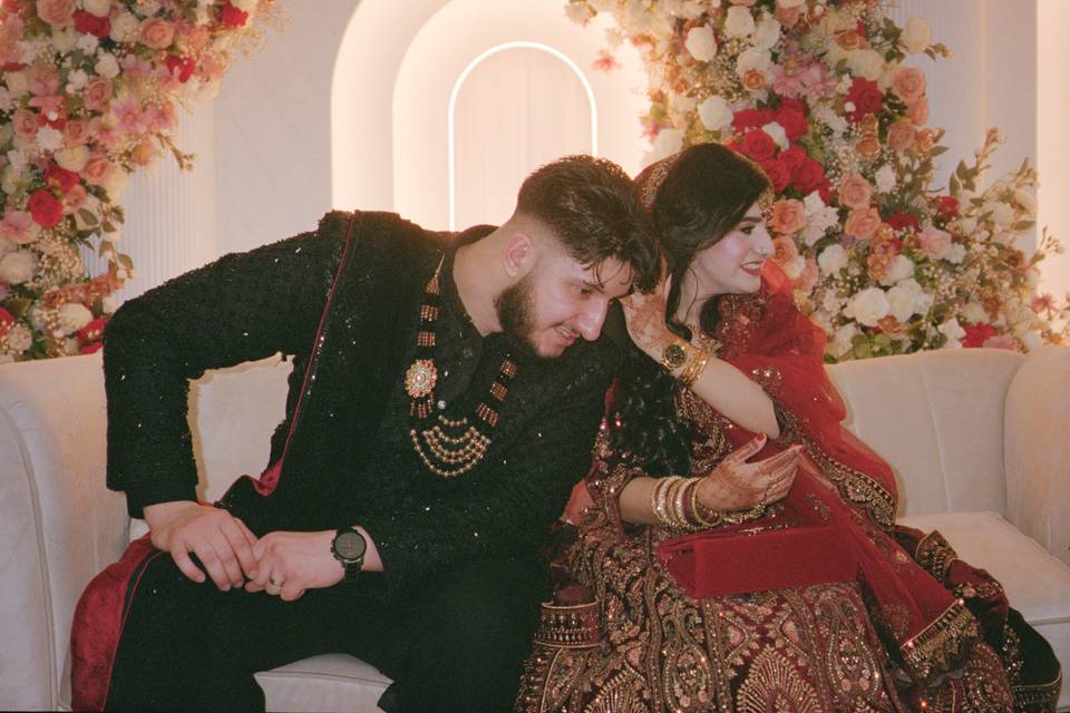 Bride and groom