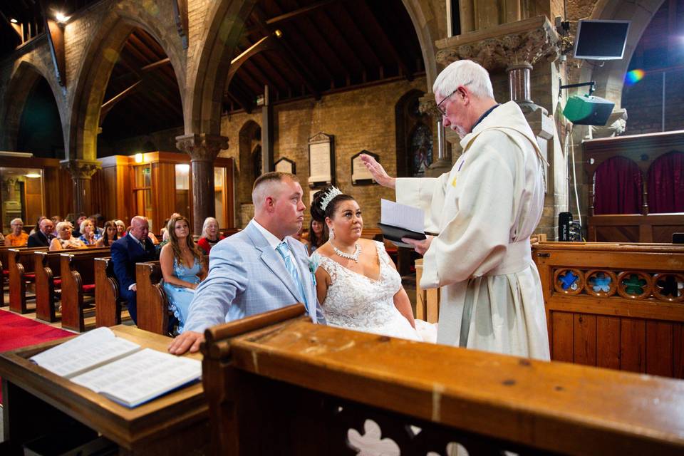 Blessing of the bride and groo