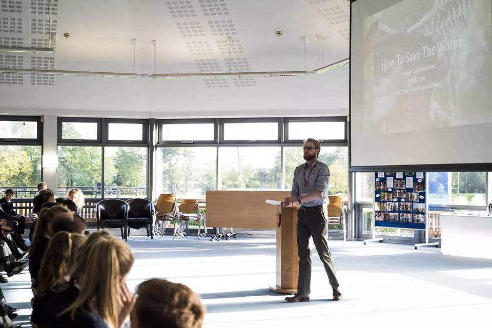 Speaker in the function room