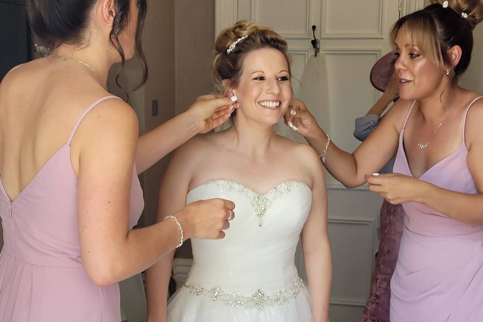 Bridal prep in Bournemouth