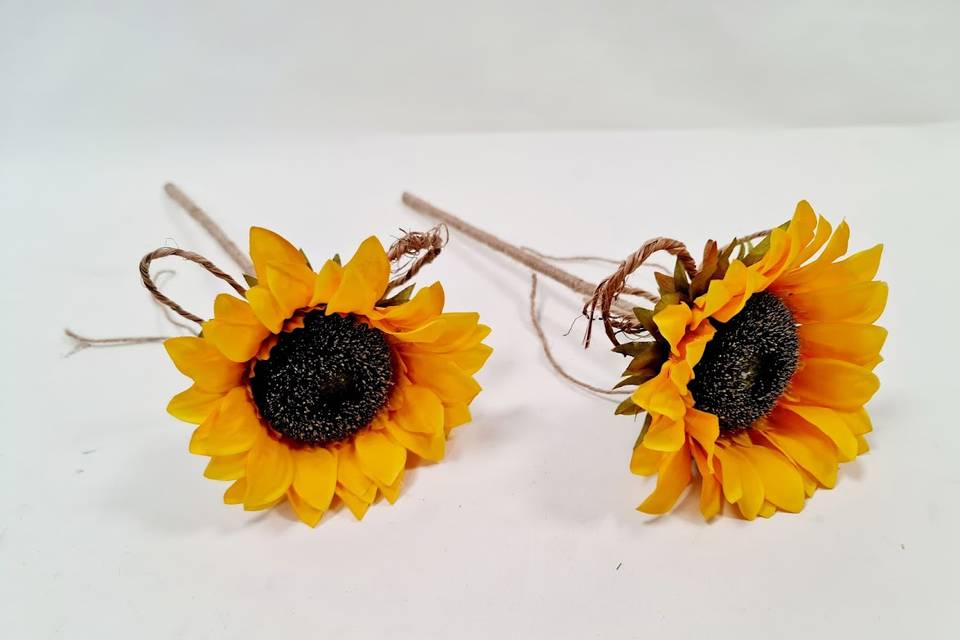 Sunflower wands