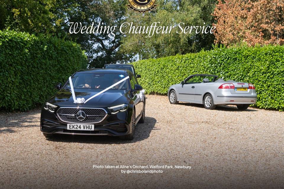 Arriving for a wedding