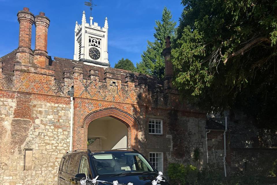 Elegant wedding transport