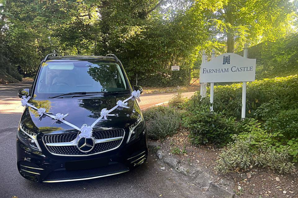 Destination wedding chauffeur