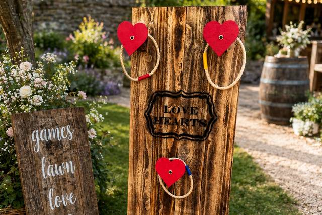 Love heart ring toss