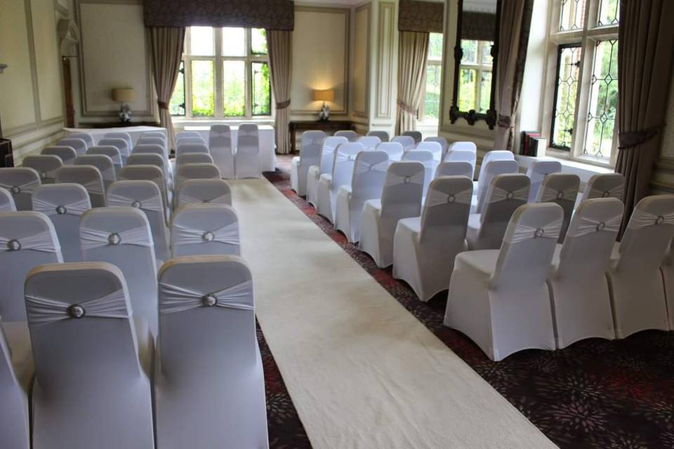 Chair cover and sashes