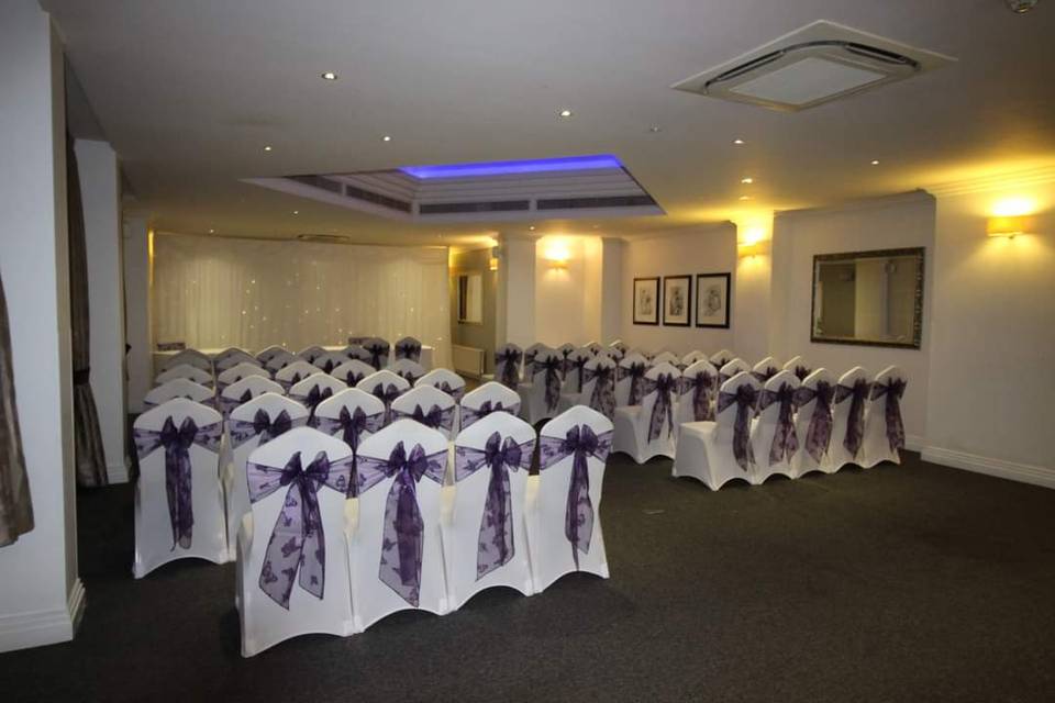 Chair cover and sashes