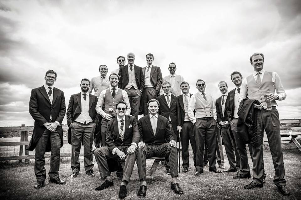 Groom and groomsmen, Henley