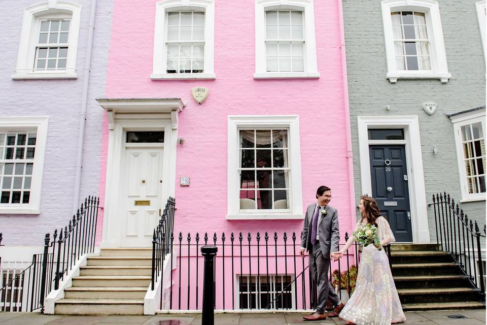 London summer wedding