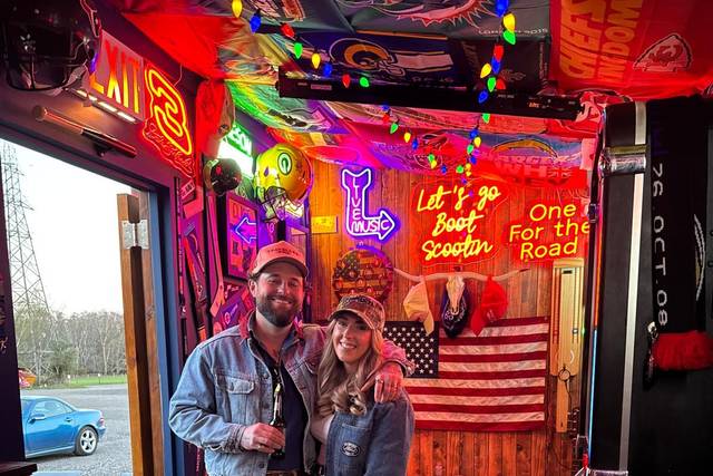 Inside dance floor area