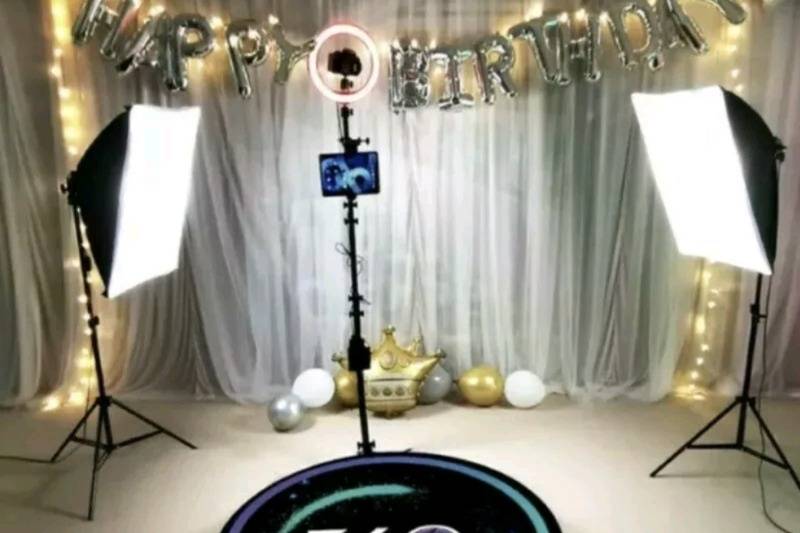 360-degree photo booth