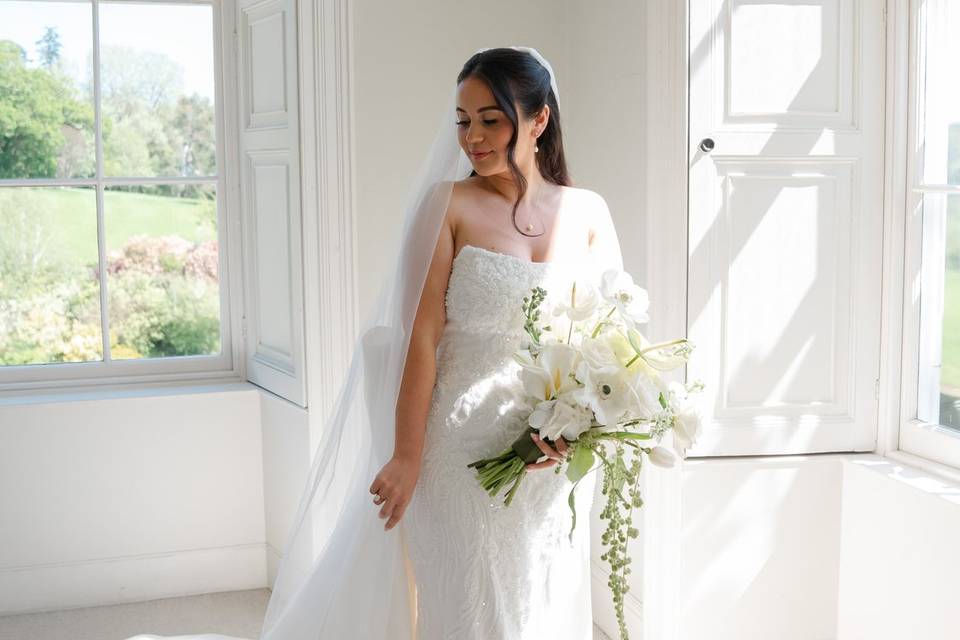 Pynes House Bridal Portrait