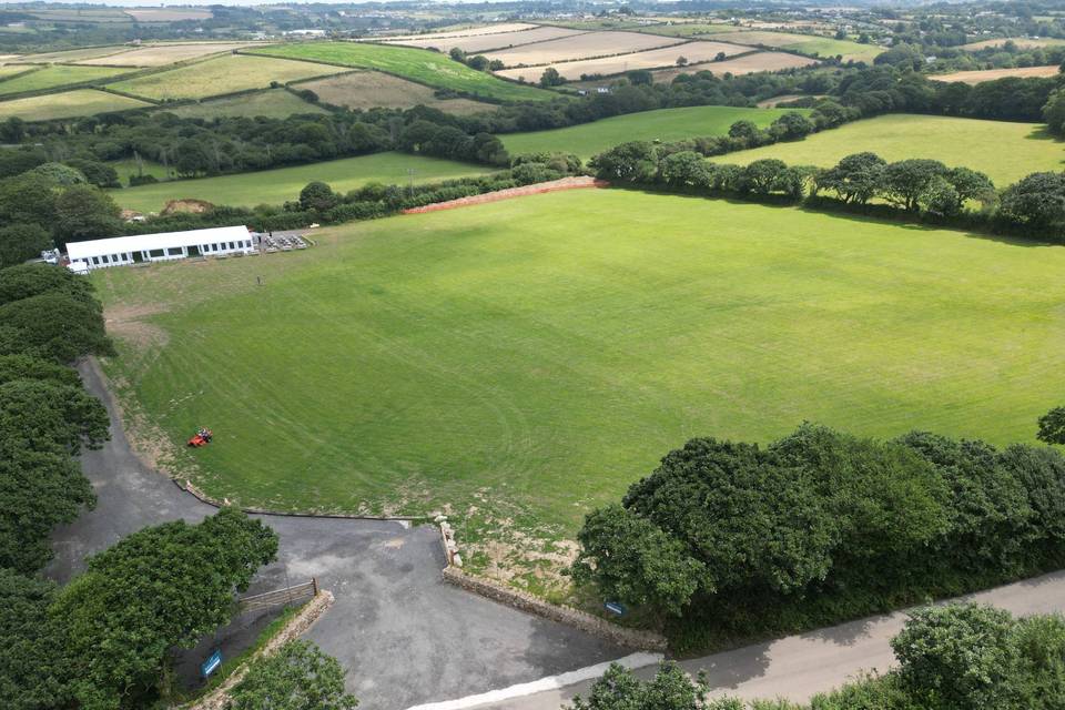 Green expanse and the marquee