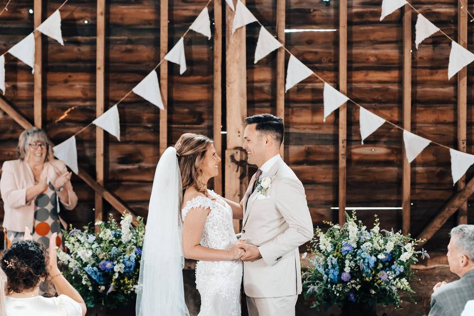 Barn ceremony