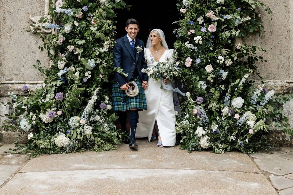 Church flower arch