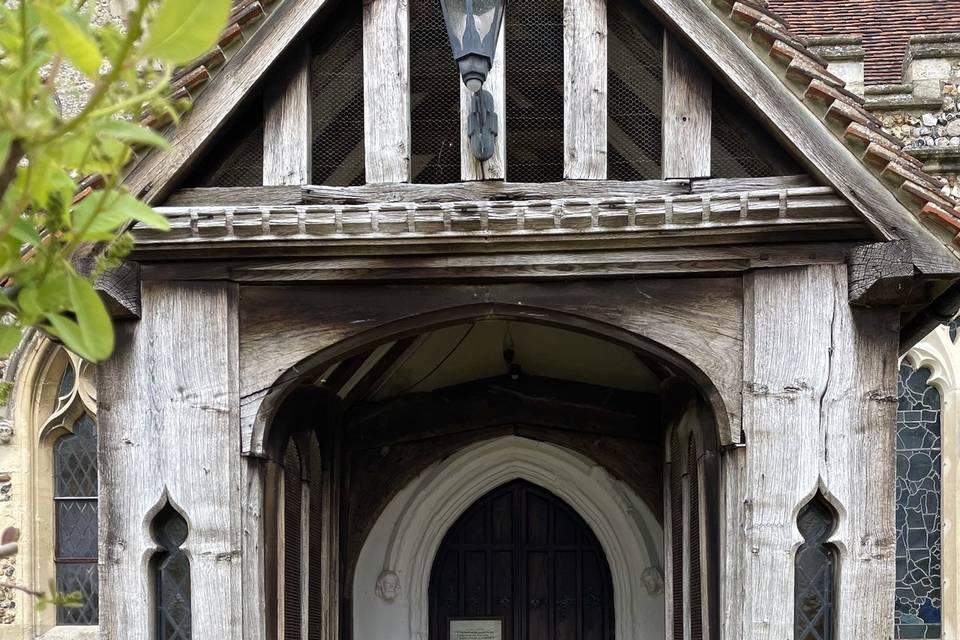 Essex Church milk churn weddin