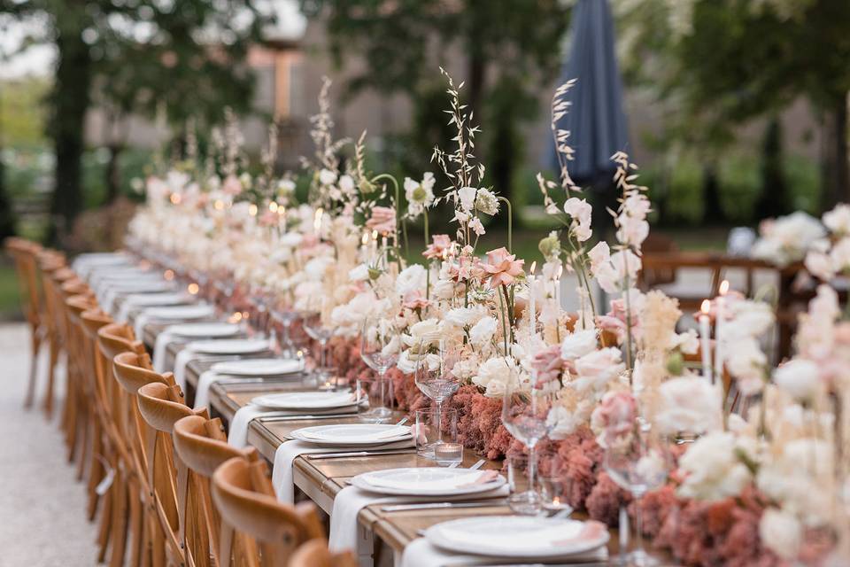 Floral centrepieces