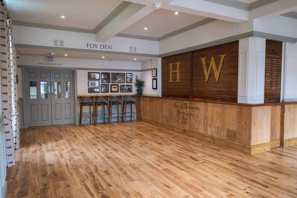 Newly Refurbished Private Bar