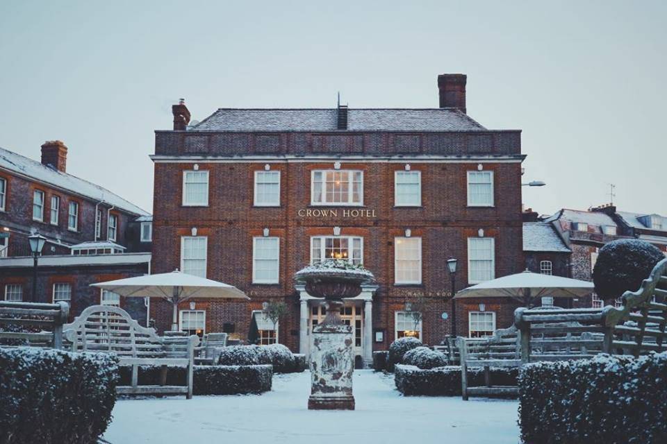 Hotel in the snow