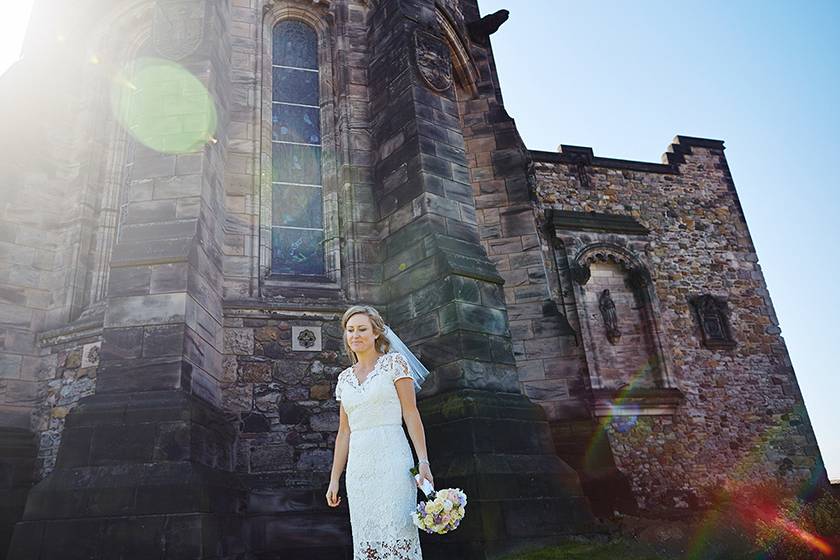 Edinburgh Castle wedding