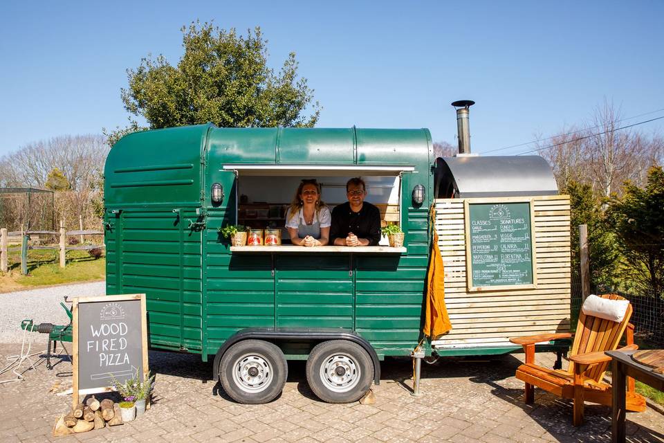 Our woodfired, mobile kitchen
