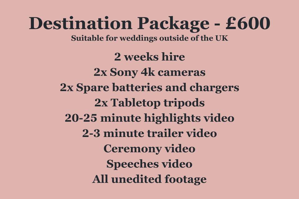 Destination Package