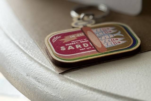 Sardine wedding favour