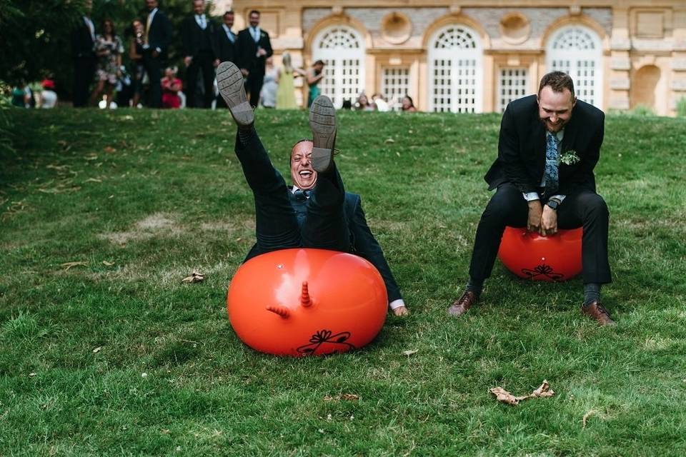 Fun and games on the Orangery Lawn