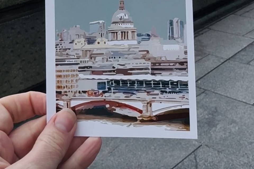 London postcard