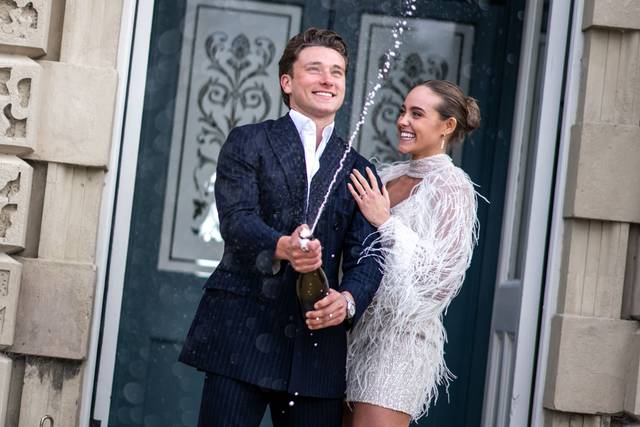 Champagne shower