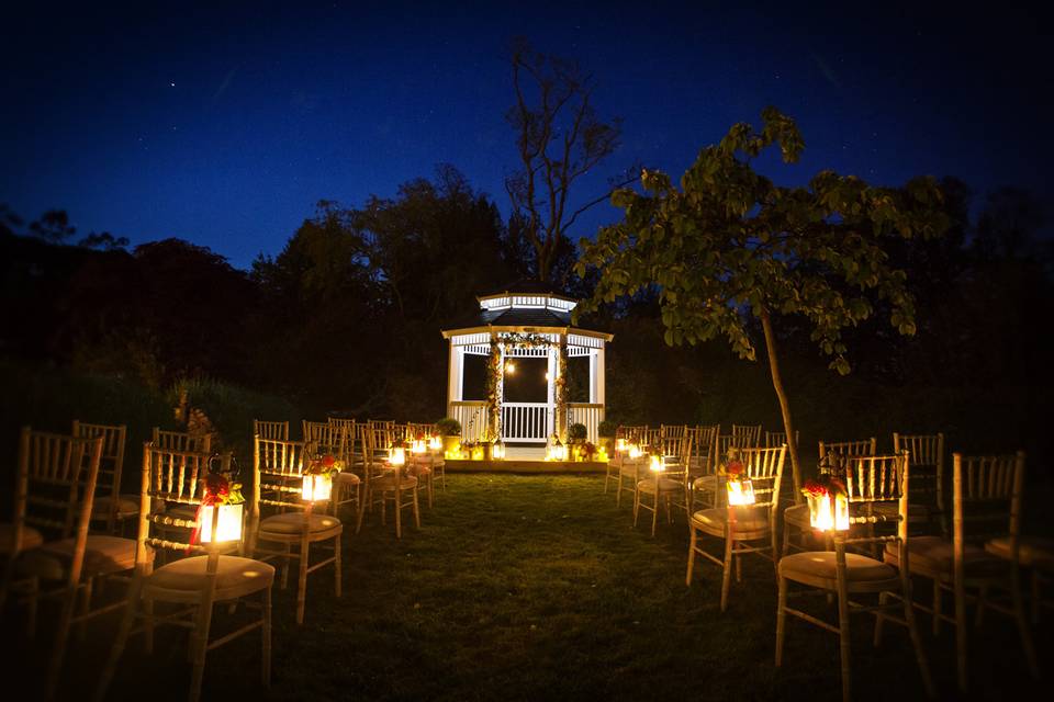 Ceremony by candle light