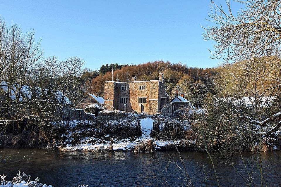 Bickleigh Castle in Winter