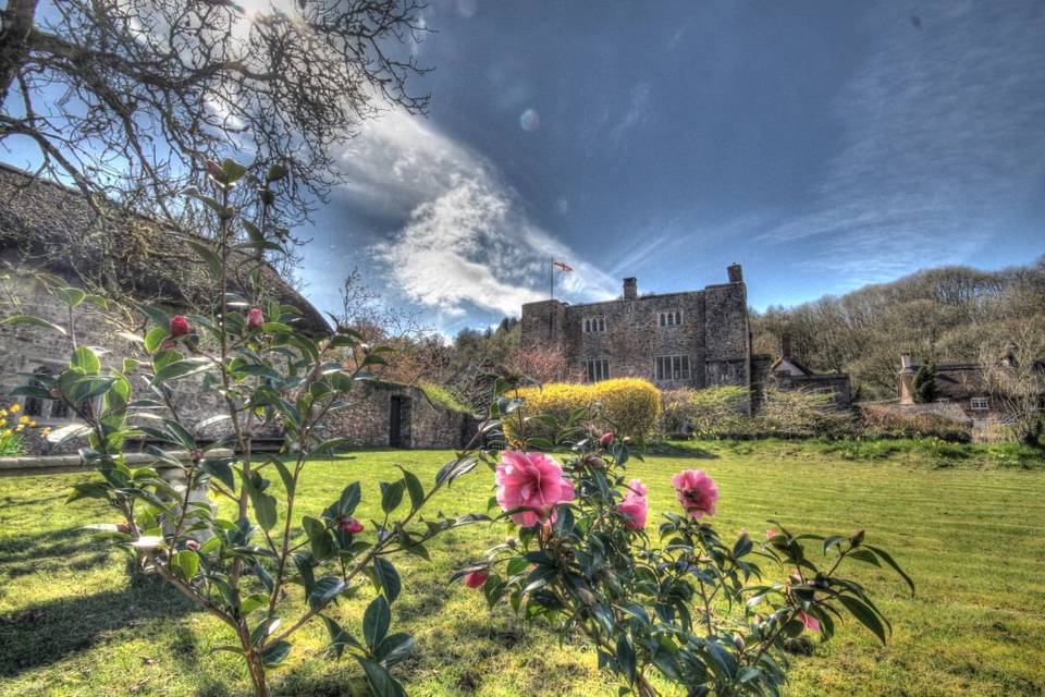 Bickleigh Castle in Spring