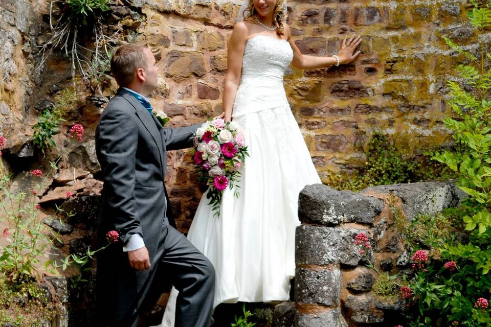 Picture in the tower ruins