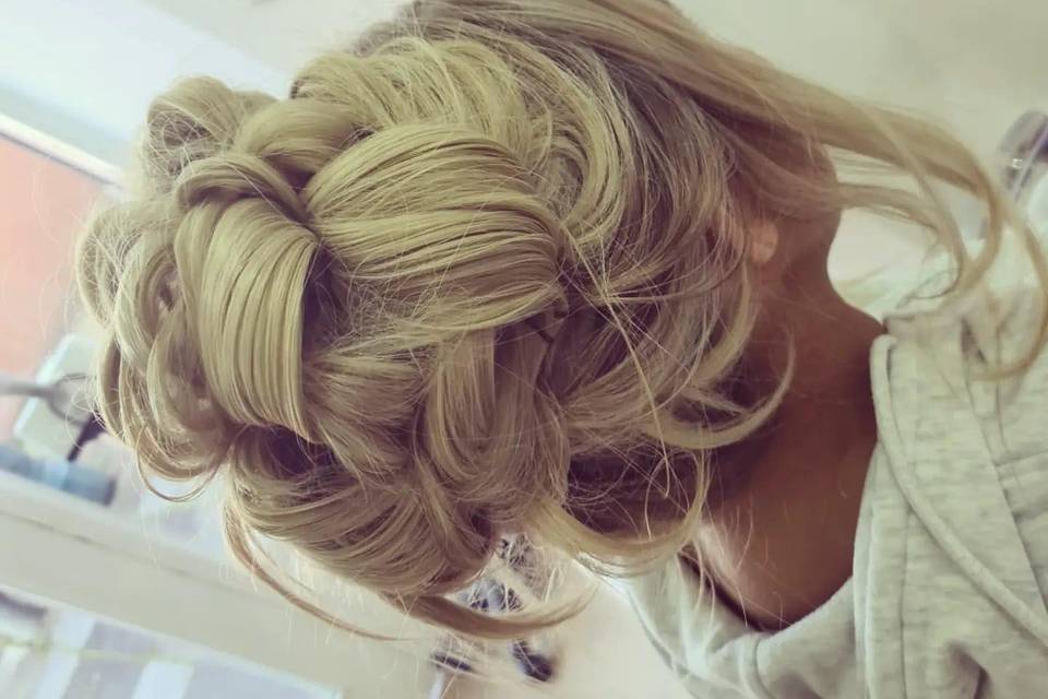 Hair up