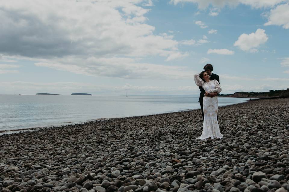 Beach wedding photography