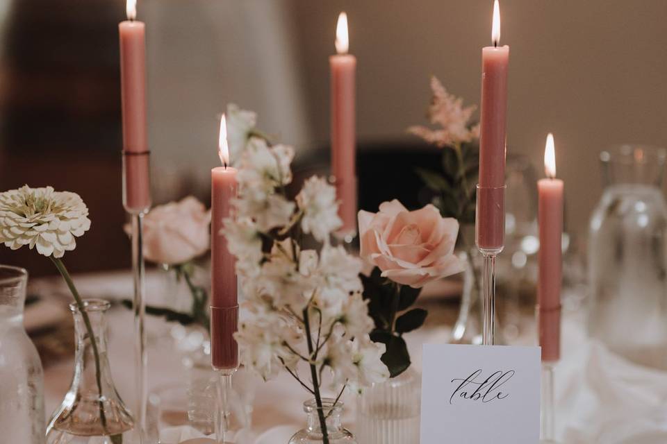 Candle centrepiece