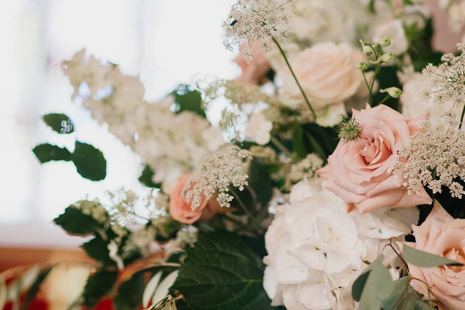 Flowers in Cothelstone Church