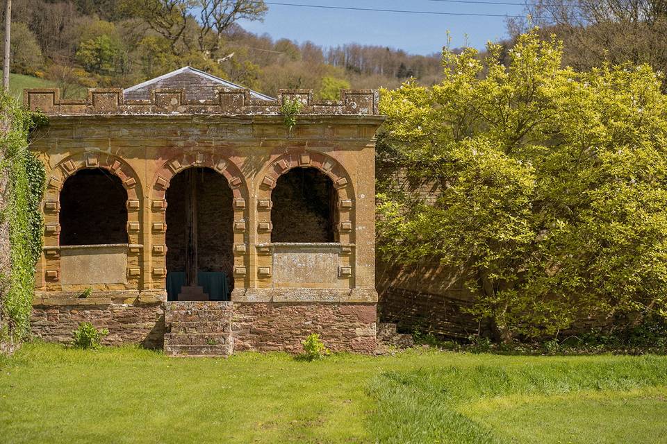 Stone gazebo