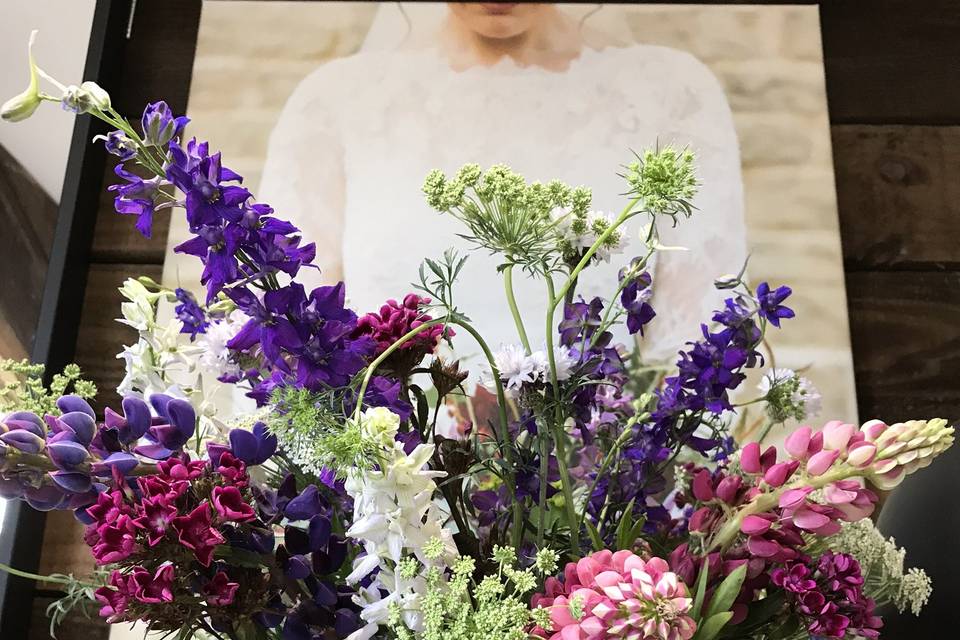 Locally grown cut flowers