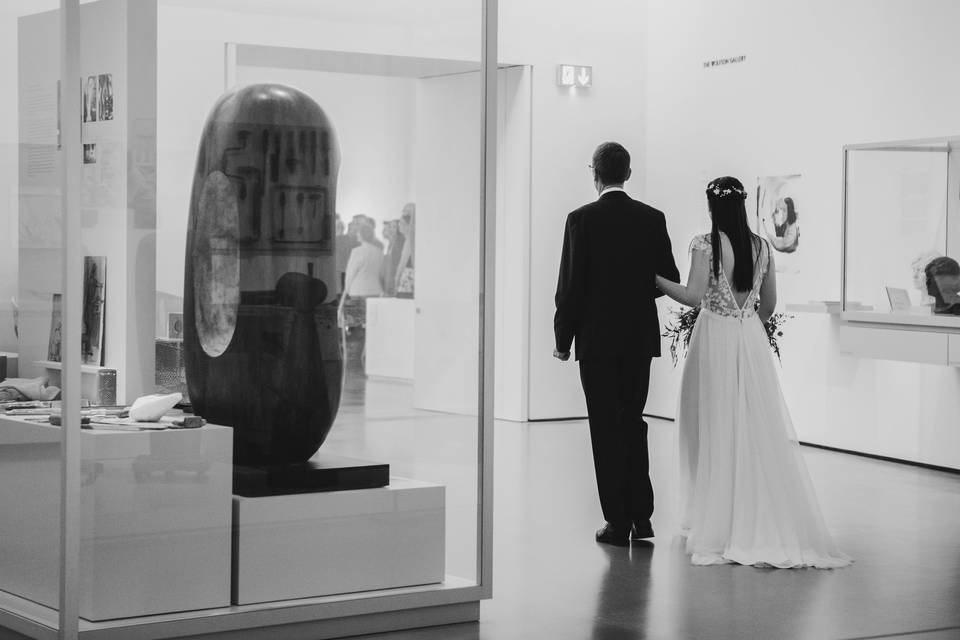 Ceremony aisle - Image by James & Lianne Wedding Photography courtesy of Helen & Josh