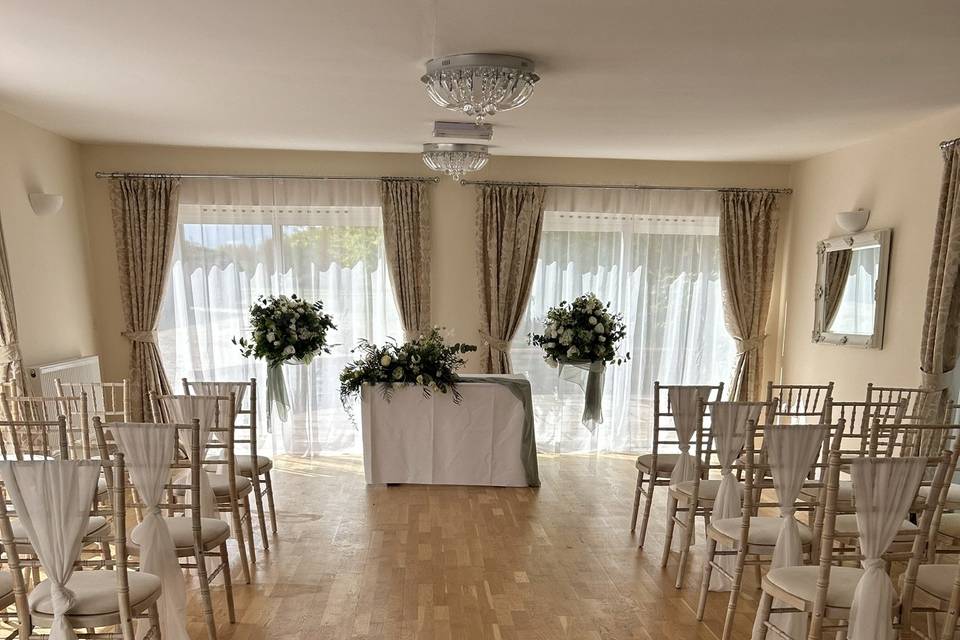 Inside ceremony room