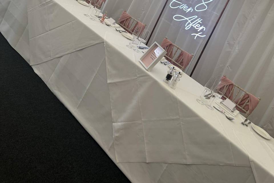 Long top table