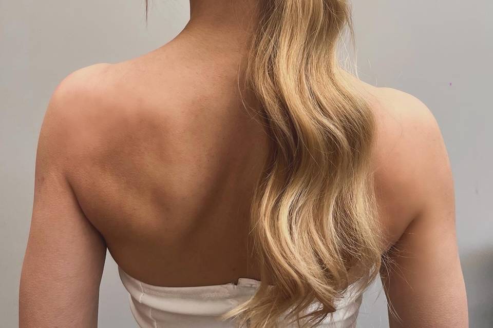 Low Twisted Ponytail