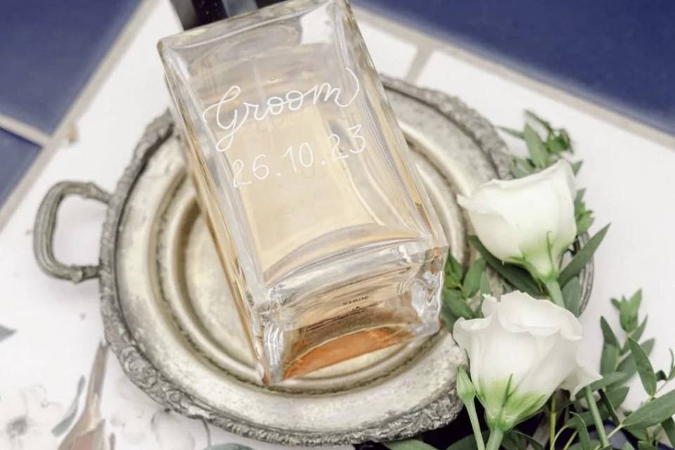 Personalised Bridal Perfume.